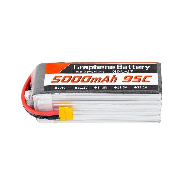 7インチ、9インチ、10インチのFPVレーシングドローン用グ - 6S Lipo Battery 22.2V 5000Mah のレビューと価格