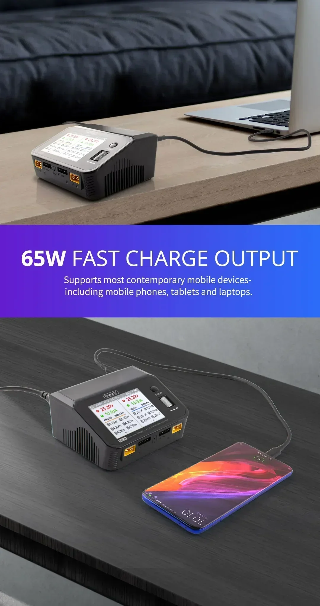 ToolkitRC M6DAC スマートバランス充電器 70 - Toolkitrc M6Dac Smart Charger のレビューと価格