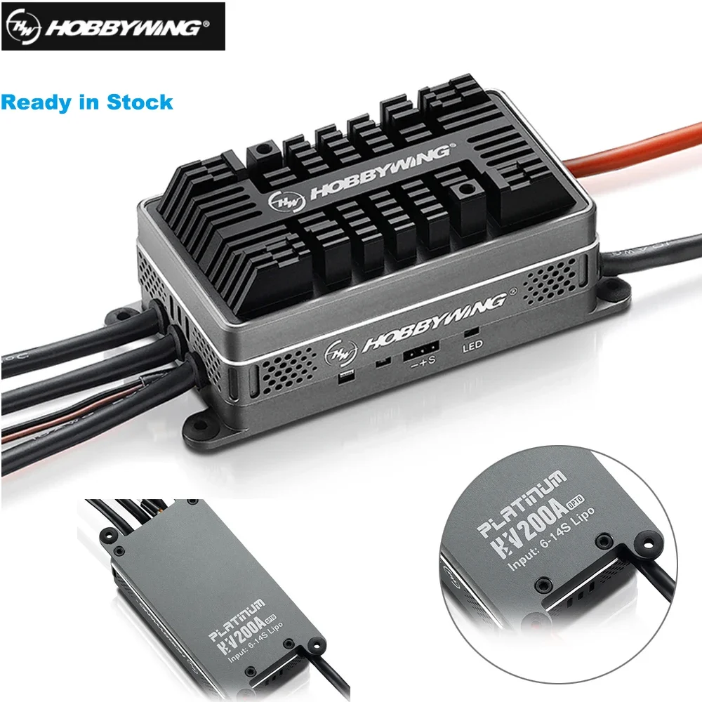 Hobbywing プラチナ HV 200A V4.1 6- - 6S Lipo Battery 22.2V 5000Mah のレビューと価格